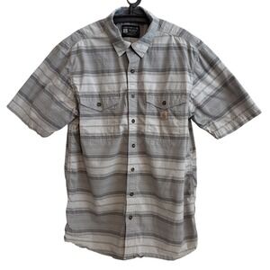 Carhartt Mens Short Sleeve Relaxed Fit Shirt Size LT Rugged Flex Casual